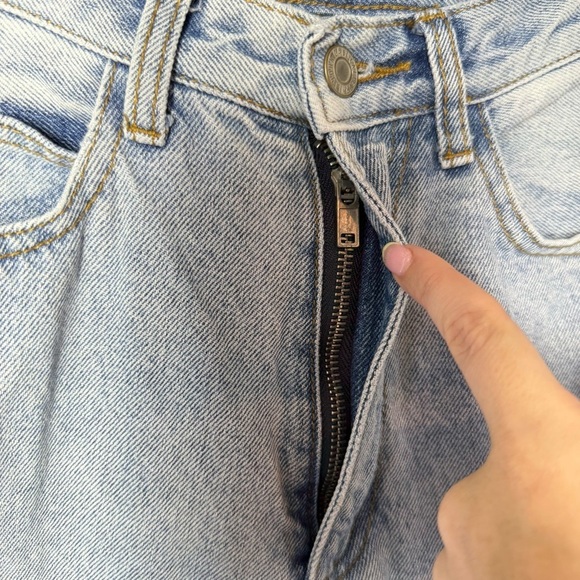 J. Galt Shanghai Womens Jeans Light Wash Cotton Denim Zipper Fly size M - Picture 8 of 10